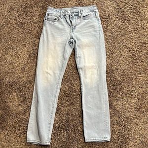 Light Wash American Eagle AirFlex + Slim Fit Jeans.  Size 28x30